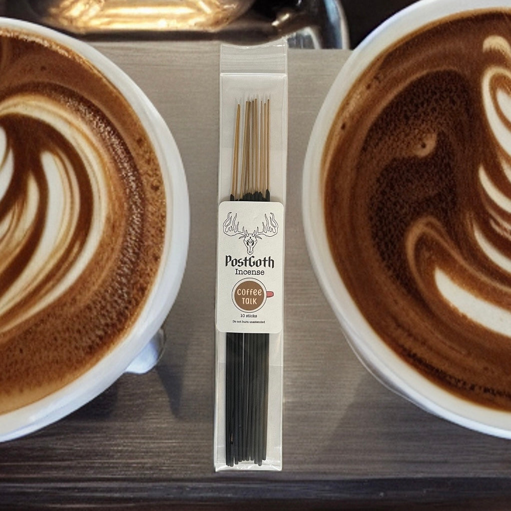 "Coffee Talk" PostGoth Incense 10 Pack