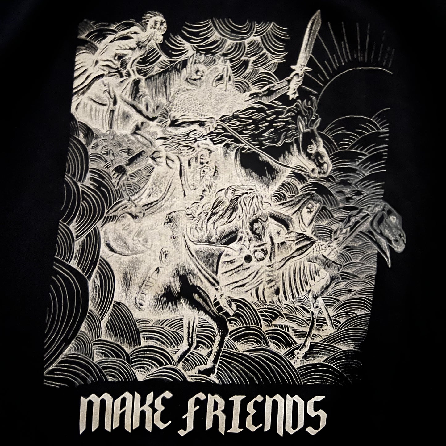 WATERCOLOR MAKE FRIENDS LONGSLEEVE (LARGE)