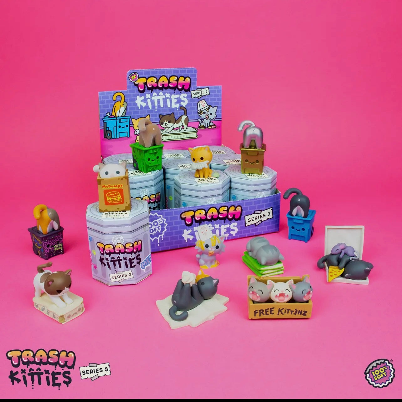 Trash Kitties Blind Box (Series Three)