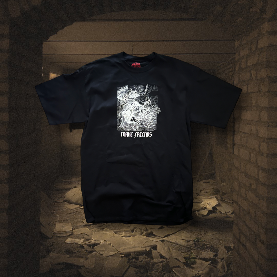 MAKE FRIENDS DOUBLE IMAGE TEE (XLT)