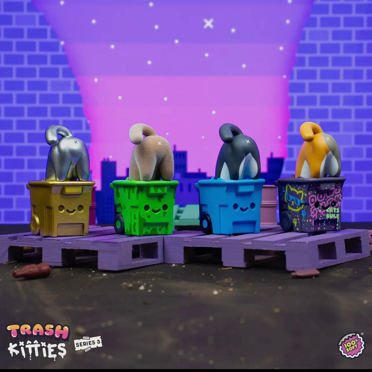 Trash Kitties Blind Box (Series Three)