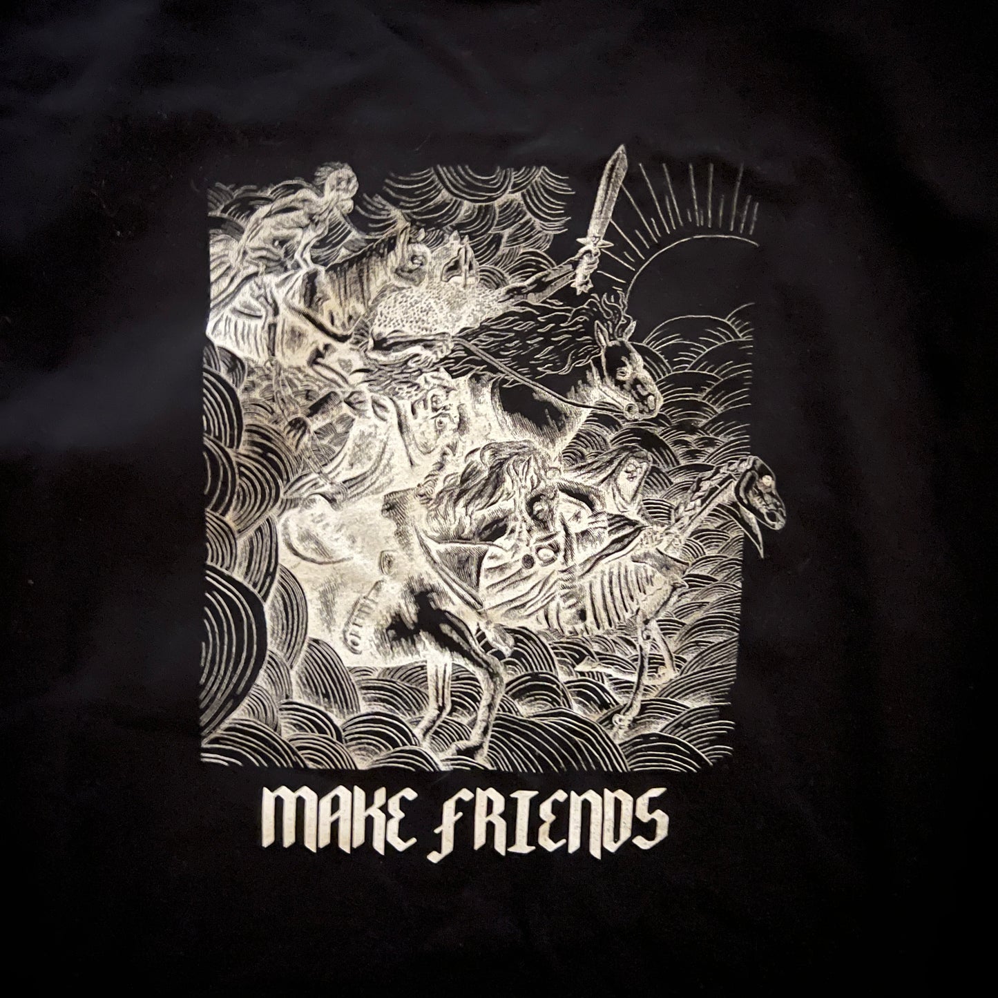 MAKE FRIENDS DOUBLE IMAGE TEE (XLT)