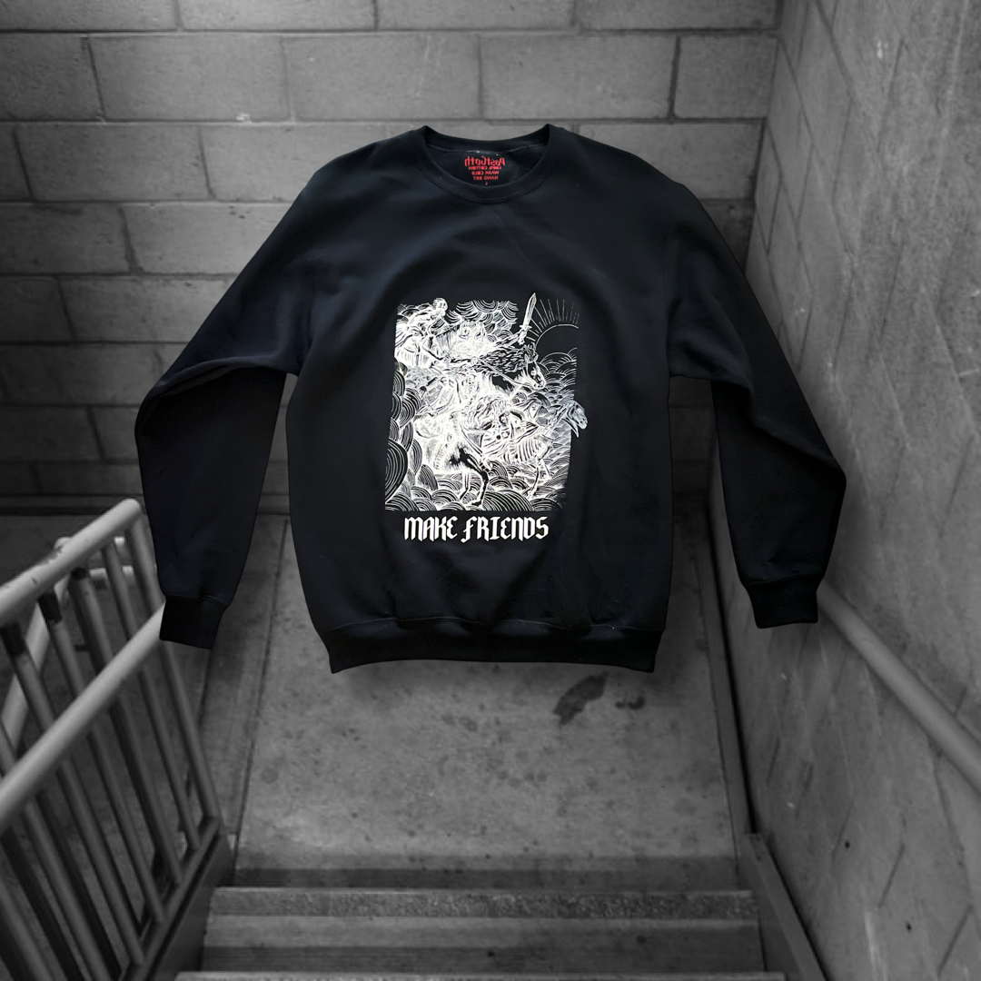 WATERCOLOR MAKE FRIENDS LONGSLEEVE (LARGE)