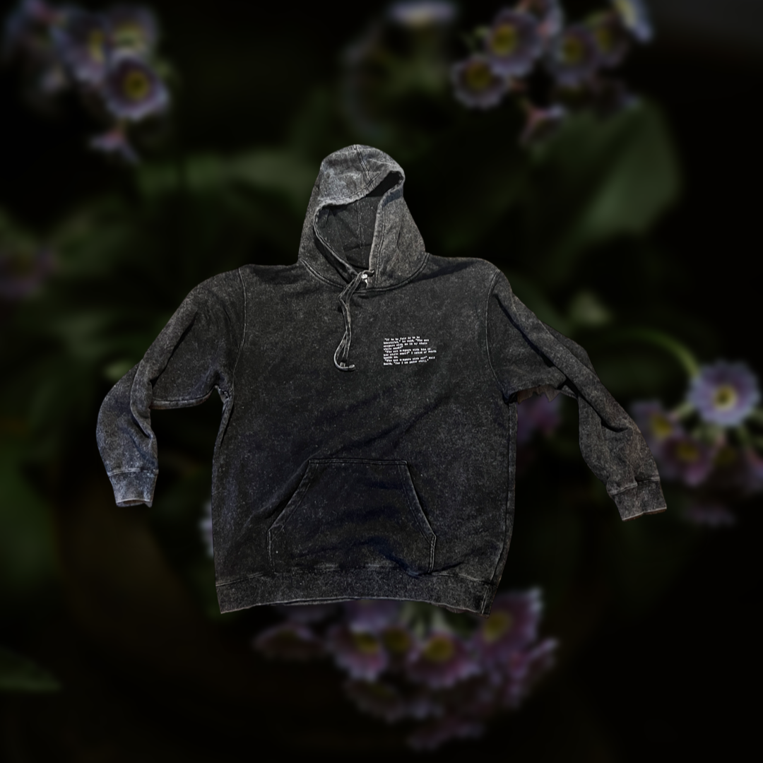 The PostGoth Hoodie #1 "Pale Mask"